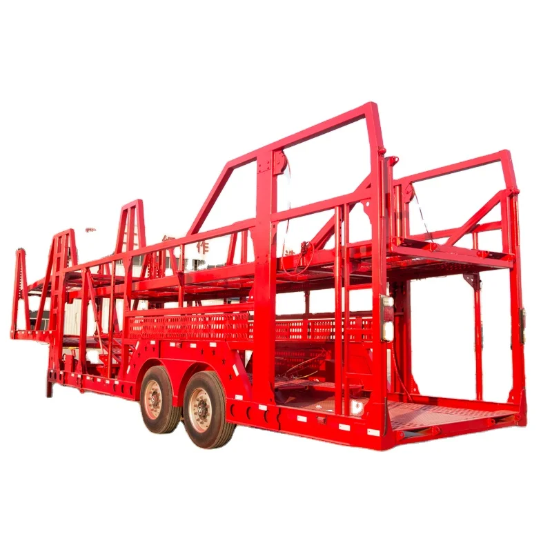 Enclosed Vehicle Transport Used Car Carrier Semi Trailer for Auto Transportation for Sale