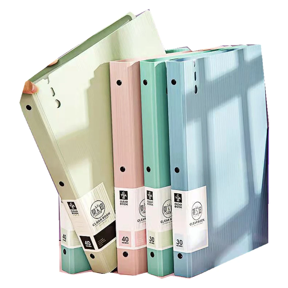 A 4 Plastic Clear Book With Pen Holder Buy Office Stationery A4