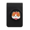 Vertical black shiba inu
