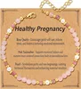 Bracciale in quarzo rosa per donne incinte
