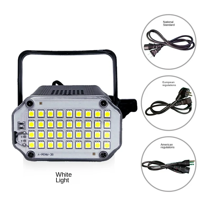 Mini 36 LED DJ Stage Light Bar Indoor KTV Soft Flash Effects PVC Night Club Beam Factory Direct Sale Low Decibel