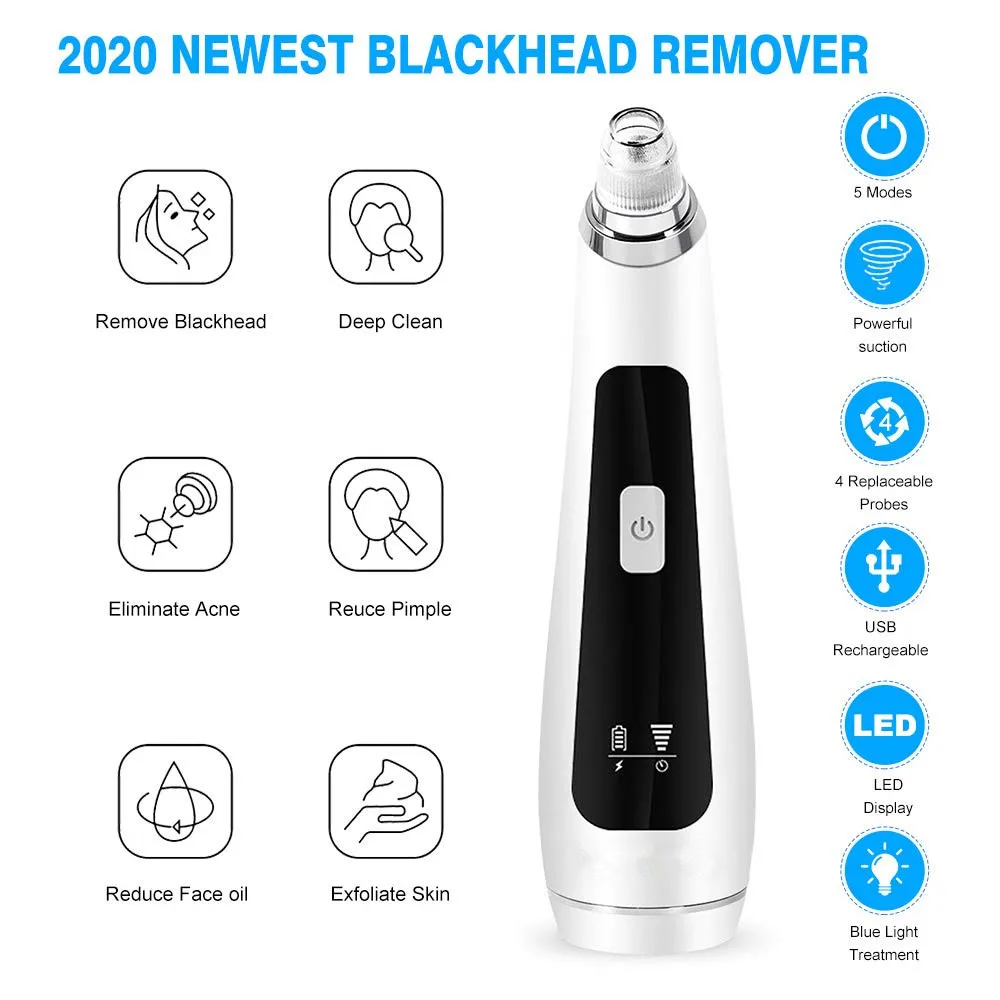 Facuru Lcd Blackhead Remover Electric Blackhead Remover Blackhead Remover Face Deep Nose Cleaner