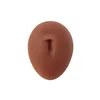 Nombril de couleur marron