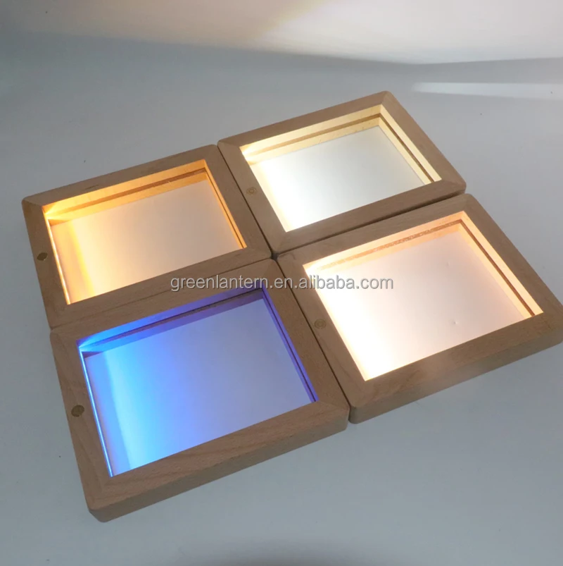 Lumière LED RVB Portable Pour Caméra – 7 Couleurs, Rechargeable, Noir, Neuve