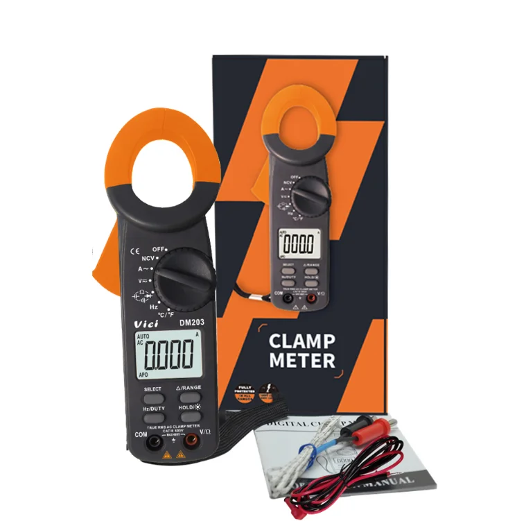 Amperimetro Digital Clamp Meter 4000 Multimeters DM203