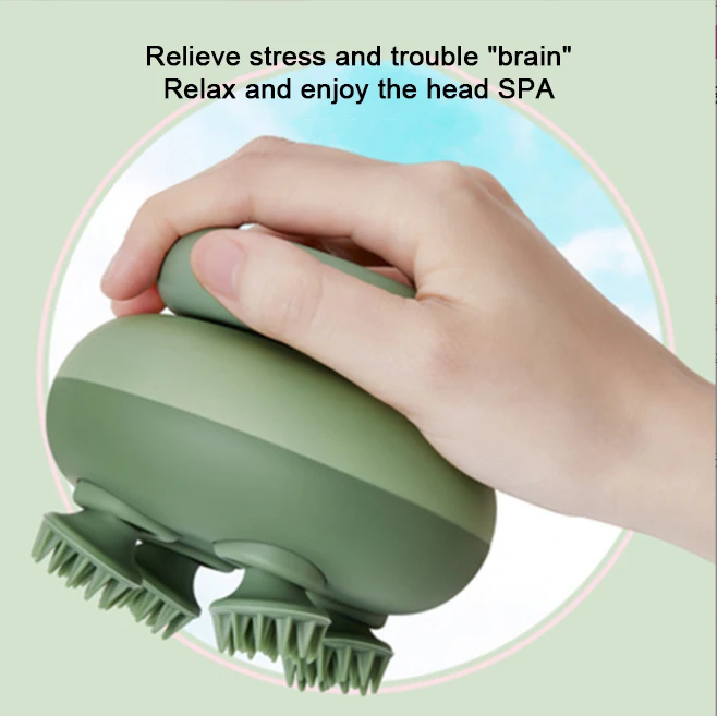 Ipx7 Waterproof Electric Head Massage Tool Smart Head Scalp Massager