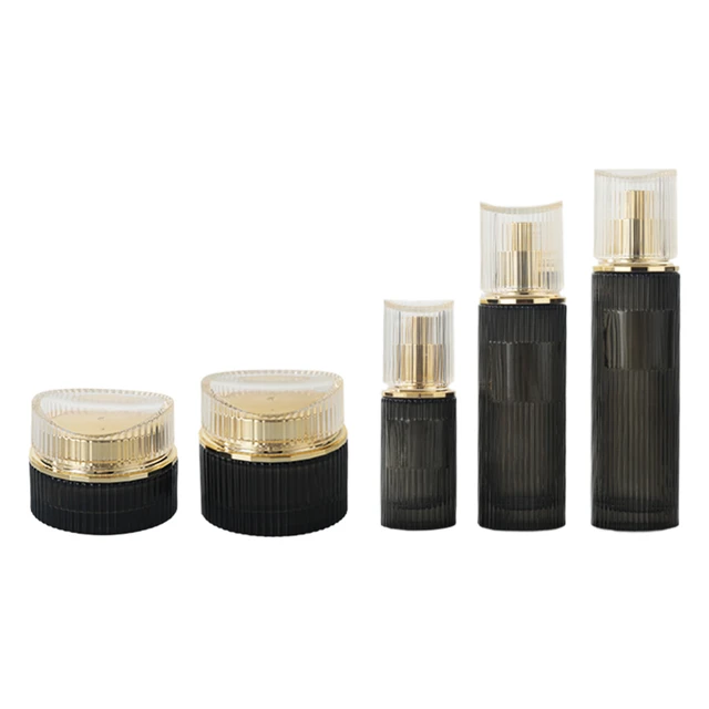 30ml 80ml empty luxury acrylic cosmetics essential lotion bottle with pump sprayer