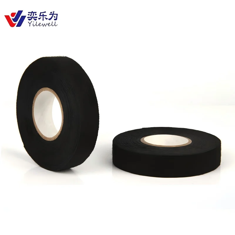 Manufacturer Wholesale Car Wiring Harness Masking Velvet Tape Black Flannel Material Adhesive Insulating Heat-resistant 0.3mm