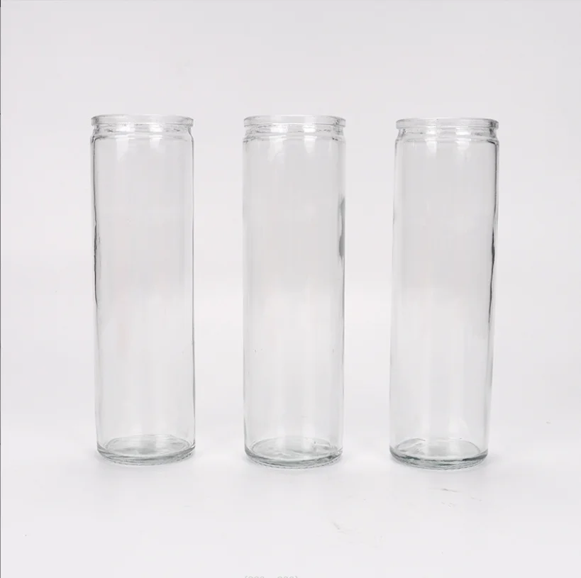 Wholesale Empty Cheap 7day Prayer Candle Glass Jar Case Of 12,Empty