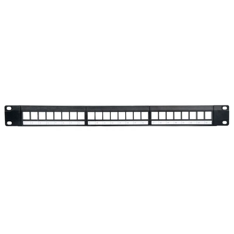 CAT5E CAT6 24 порта UTP сеть 19 дюймов пустая патч-панель Voip пустая рамка неэкранированная распределительная рамка