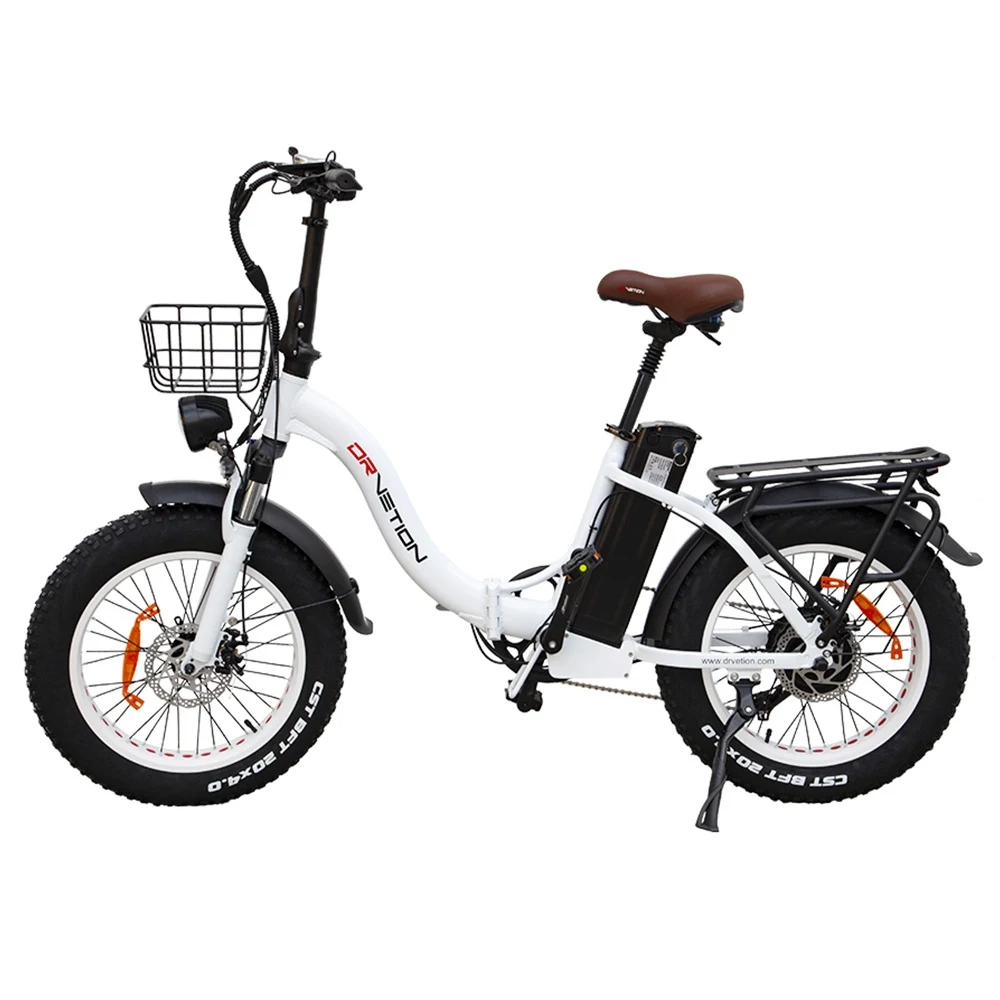 DRVETION CT20 faltbares Elektrofahrrad, 20*4,0 Zoll dicke Reifen 750 W Motor 48 V 20 Ah Batterie 45 km/h Max. Geschwindigkeit