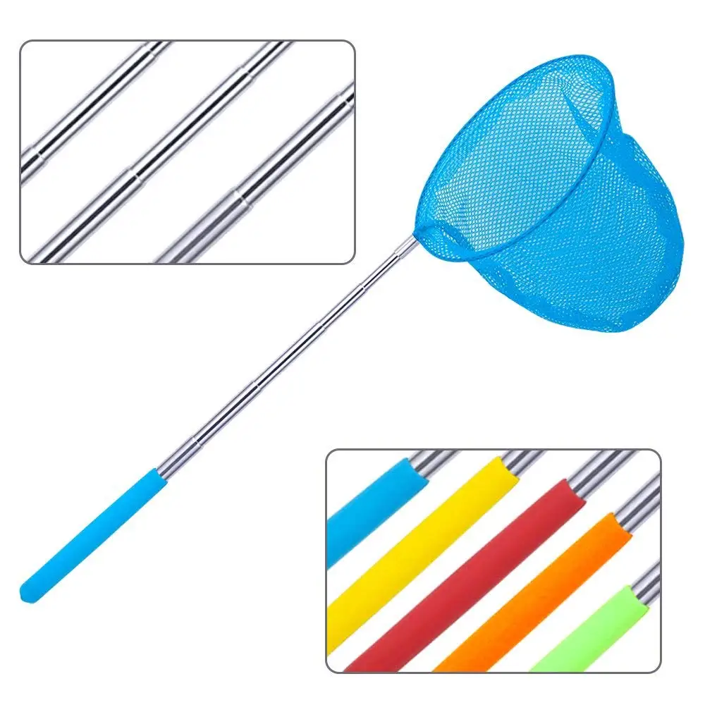 Fishing Net Retractable Kids Playing Great Outdoor ToolsTelescopic ...