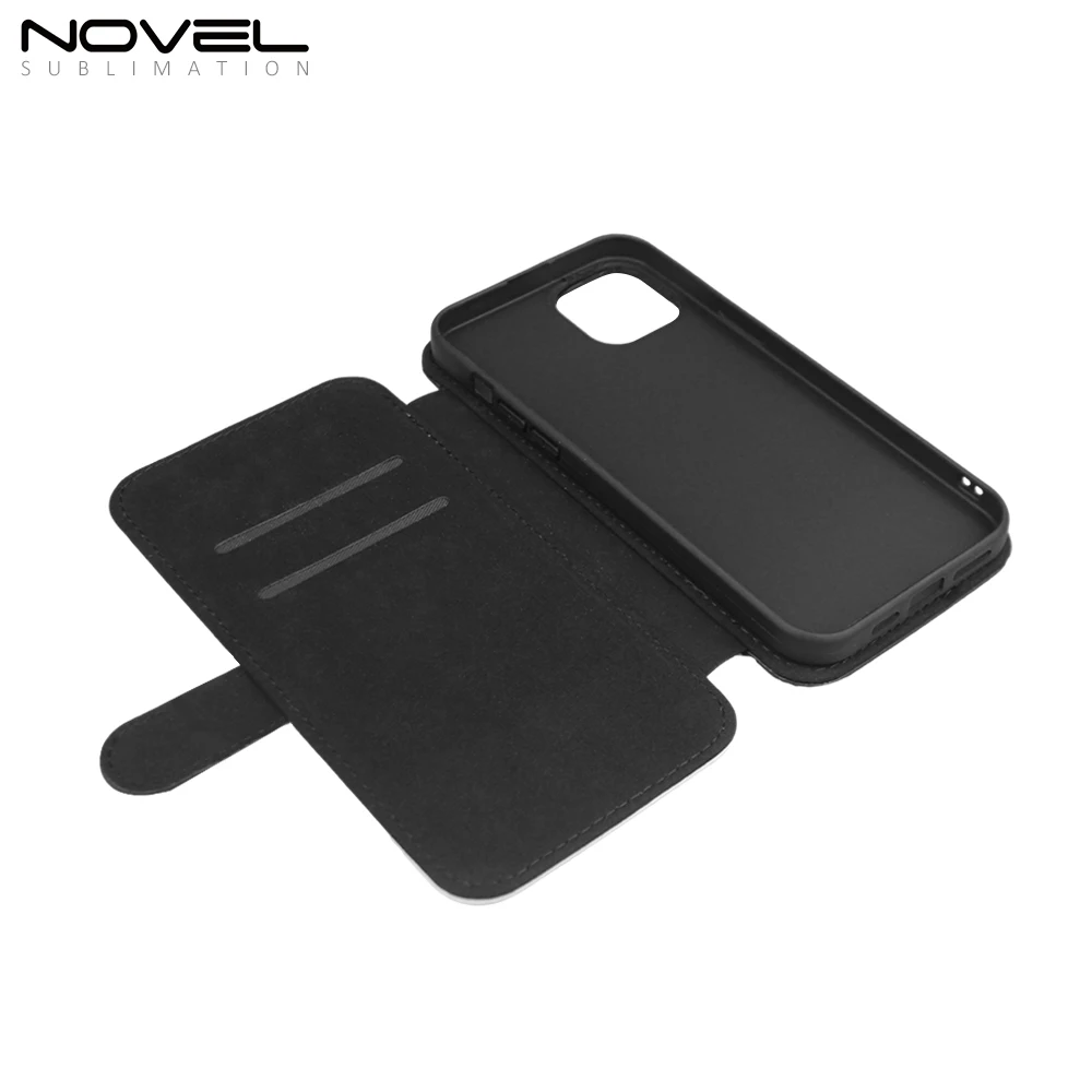 QLTYPRI Custodia A Portafoglio Per IPhone 14 - Pelle PU Con Chiusura Magnetica, 3 Slot Per Carte E Tasca Per Contanti, Funzione Cavalletto, Blu