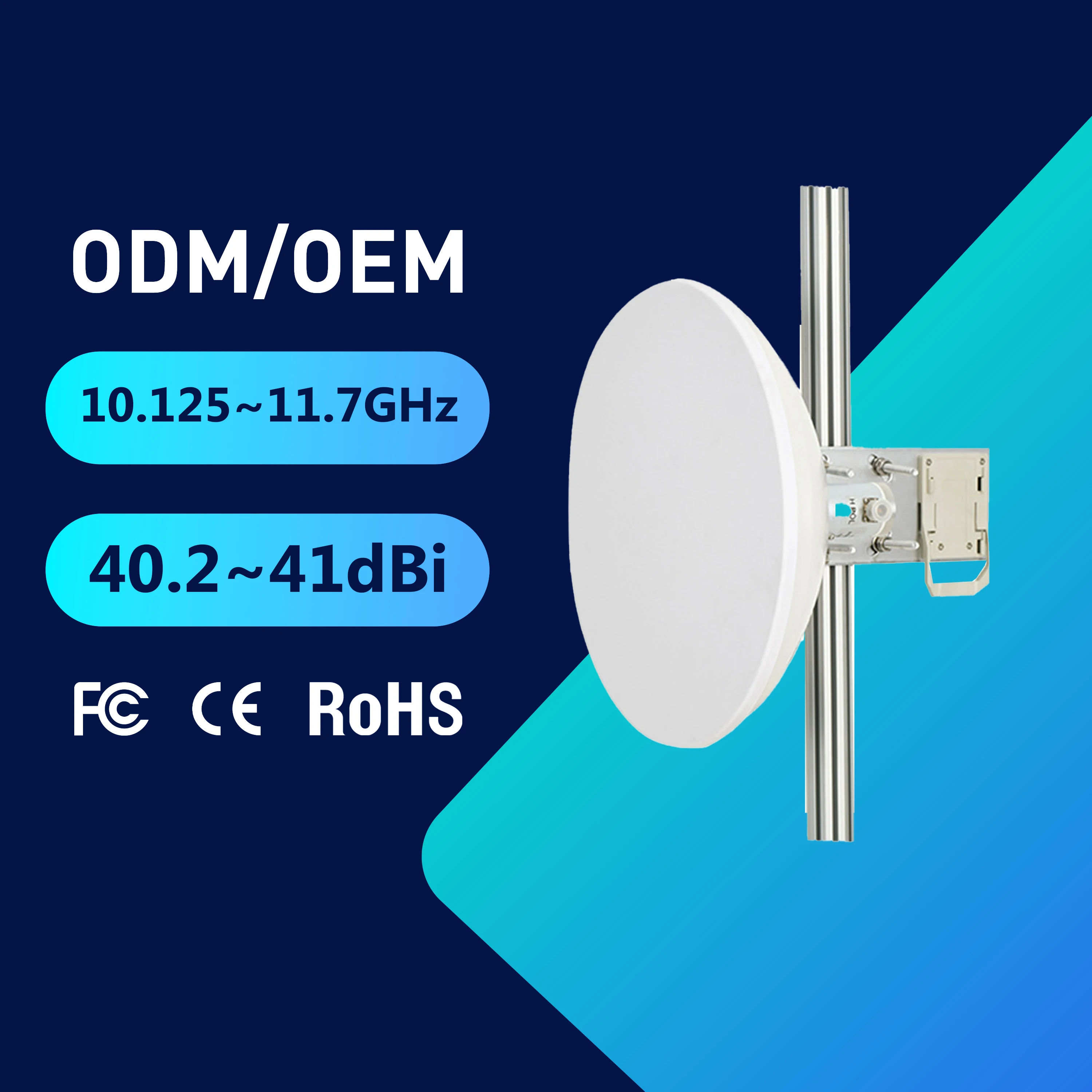 -45~60℃ Outdoor Communication Antenna Mimosa Interface Circular Waveguide 1.2m Ultra High Performance Antenna