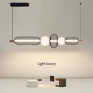 JACKSUN Metal Black Hollowed Lamp Shade Cover LED Pendant Lamp Balcony Porch Corridor Chandelier Hanging Light Fixture