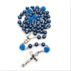 Perle bleue saphir 6 mm RN-292