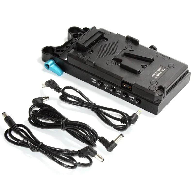 Multifunctional V-Lock D-tap Battery Plate Adapter V Mount Plate for Broadcast SLR HD Camera