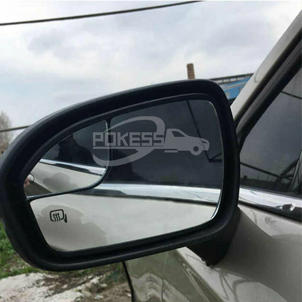 POKESS Parts DS7Z17K707B DS7317K707BE Right Rear View Mirror Glass for... — 4