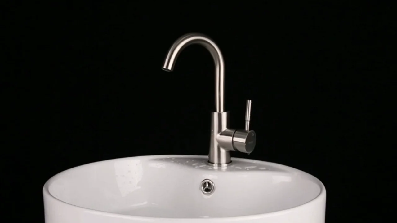 Modern Bar Sink Faucet Rose Gold Singlehandle 360 Degree Swivel