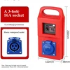 Pure copper plastic box 1-position industrial aviation