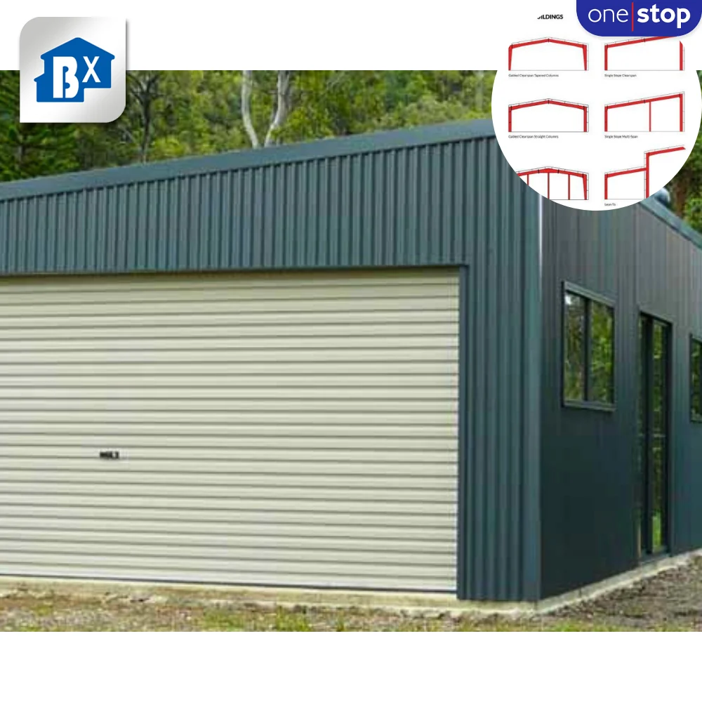 ONE-STOP Service Single Shade Steel Frame Structure | Customized Prefabricated Barn Metal Building Prefab Warehouse Workshop