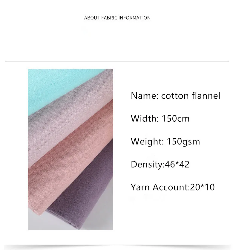 Garment Fabric Ecofriendly 100 Cotton Soft Double Flannel Fabric On Sale Buy Flannel Fabric