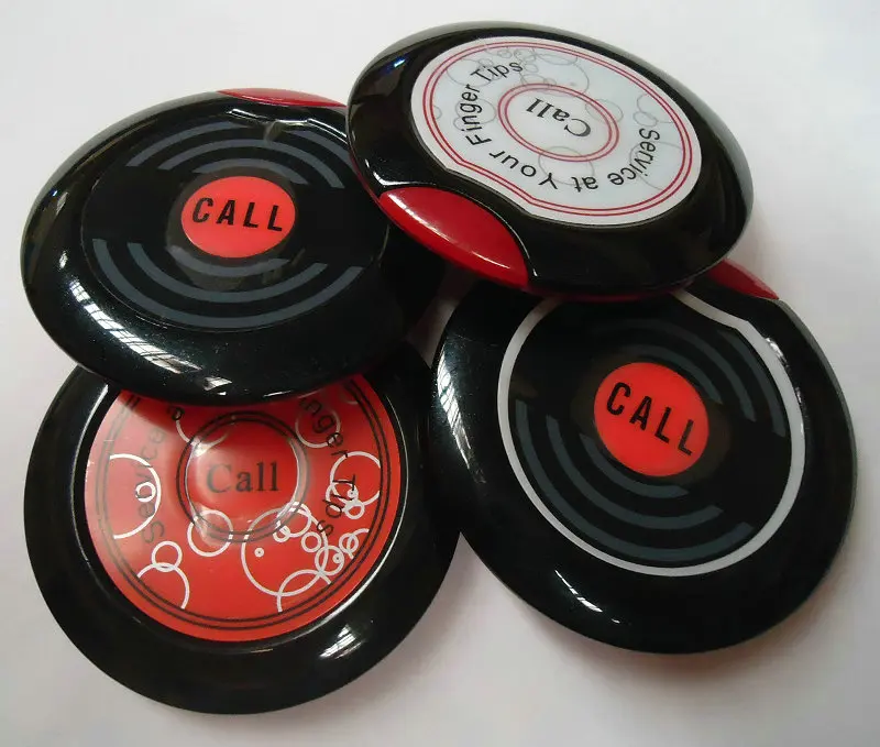 5 Call Buton and 1 Watch Receiver Restaurant Service Call System
