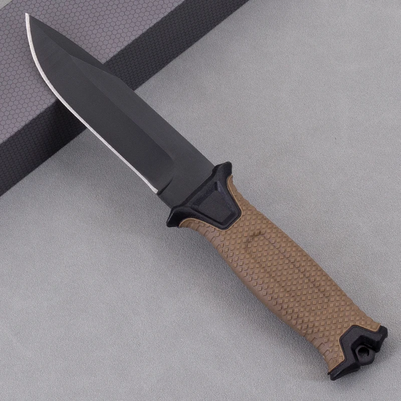 Factory Direct Custom Fixed Blade Outdoor Tactical Knife Stainless Steel Camping Survival Knife with Sheath