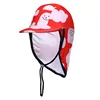 Chapeau de protection solaire nuage rouge 609