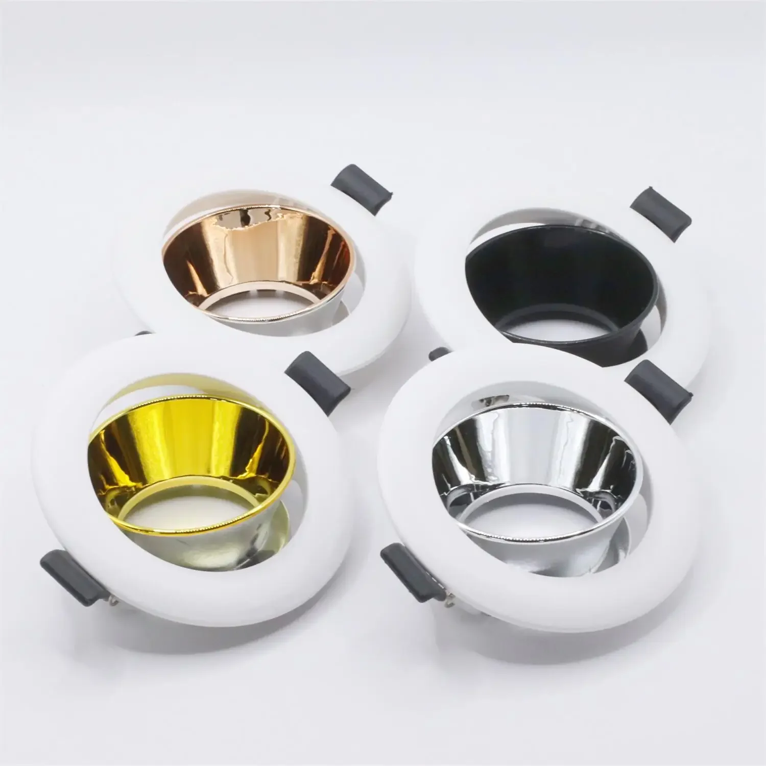 Led Halogen Square Trumpet Recessed Mr16 Gu10 Spotlight Ceiling Light ...