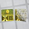 Gold hologram sticker