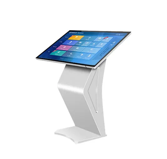 55 Inch IR Touch Information Kiosk Digital Interactive Kiosk With Base Ecran Vitrine