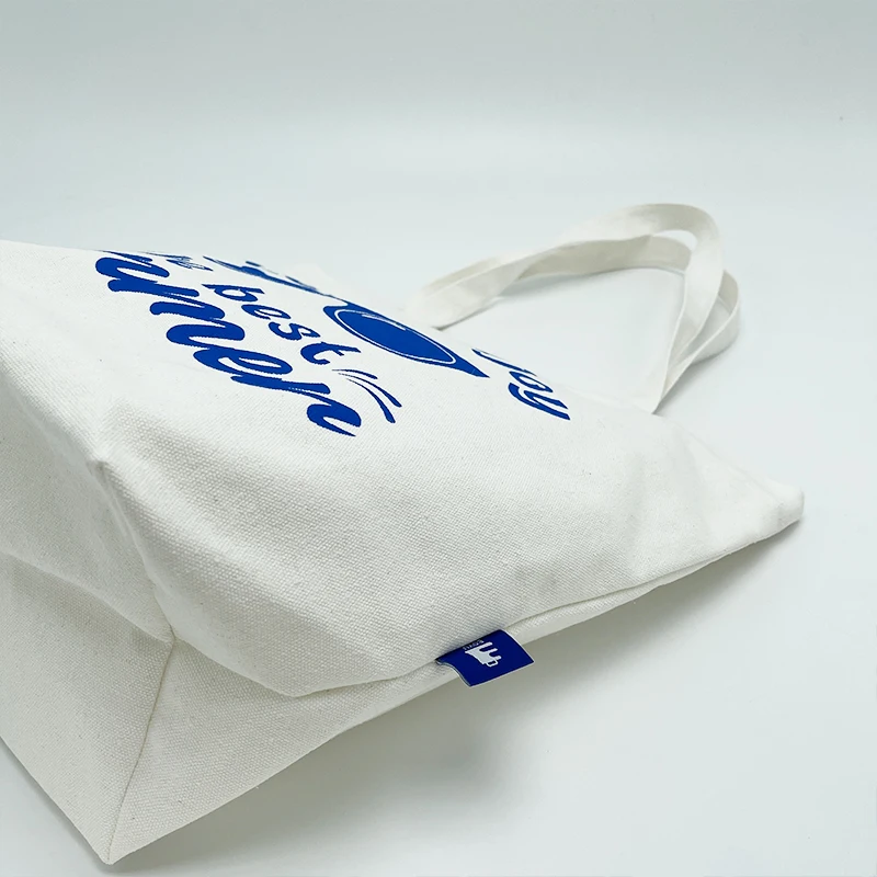 Custom Eco Cotton Canvas Shoulder Tote Shopping Bags supplier