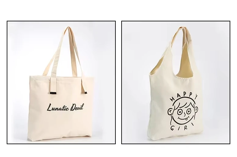 Wholesale Custom Print Logo Eco Friendly Cotton Canvas Tote