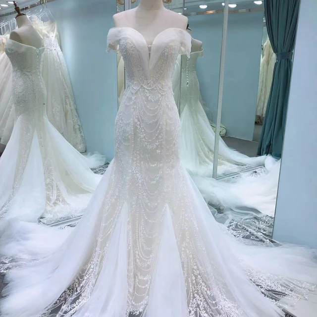 Hot Selling Wholesale 2023 Women White Lace Wedding Dress Bridal Gowns Elegant Sexy Wedding Dresses for Women 2022