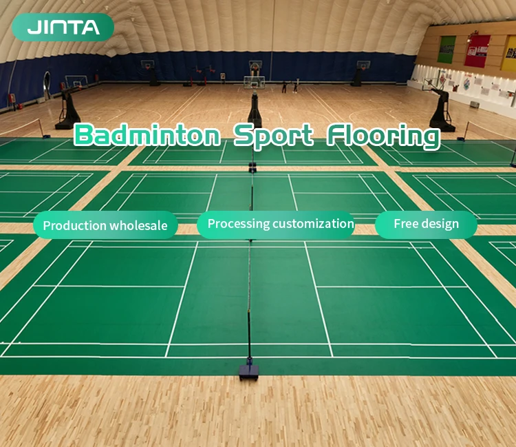 Bwf Approved Badminton Floor Mat Indoor Sport Flooring Badminton Court