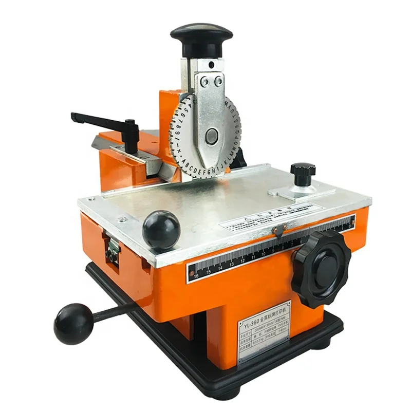 Metal Plate Name Number Engraver Cutting Steel Plate Name Number Plate for Dog Tag Marking Machine Engraving Machine