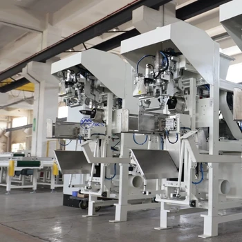 PLC Control China Factory Semi Auto 50kg Valve Bag Net Weight Powder Filling Machine