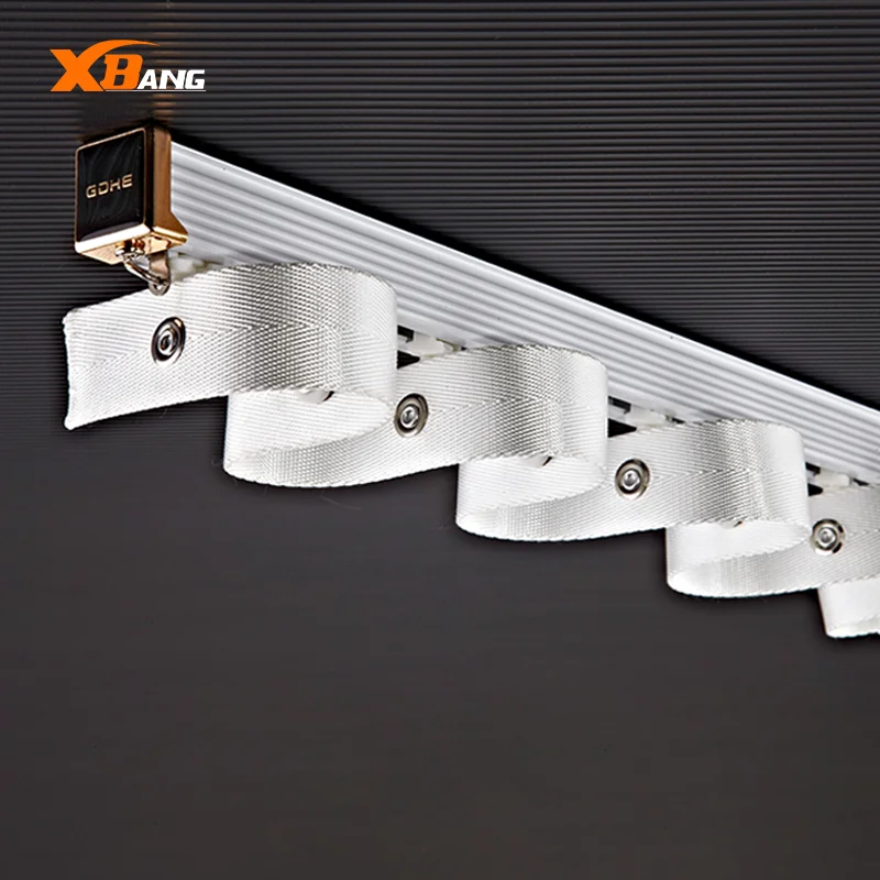 Easy-to-Use Ripple Fold Curtain Track Runners S Wave Curtain Runner Accessories for Living Room Motorized Curtain for Tape