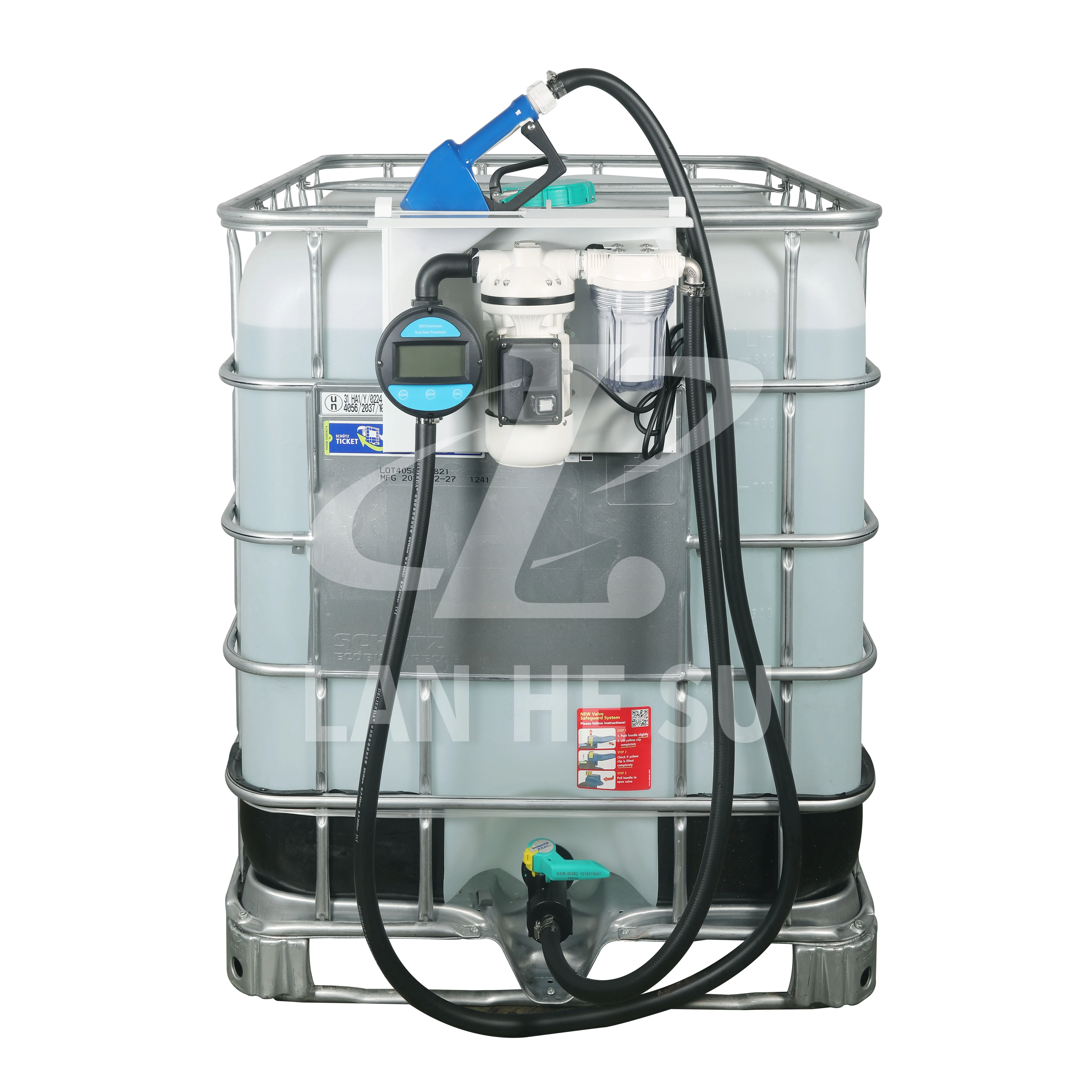 Simple Urea Filling Pump 1000L IBC Tank DEF Dispenser Filling Pump