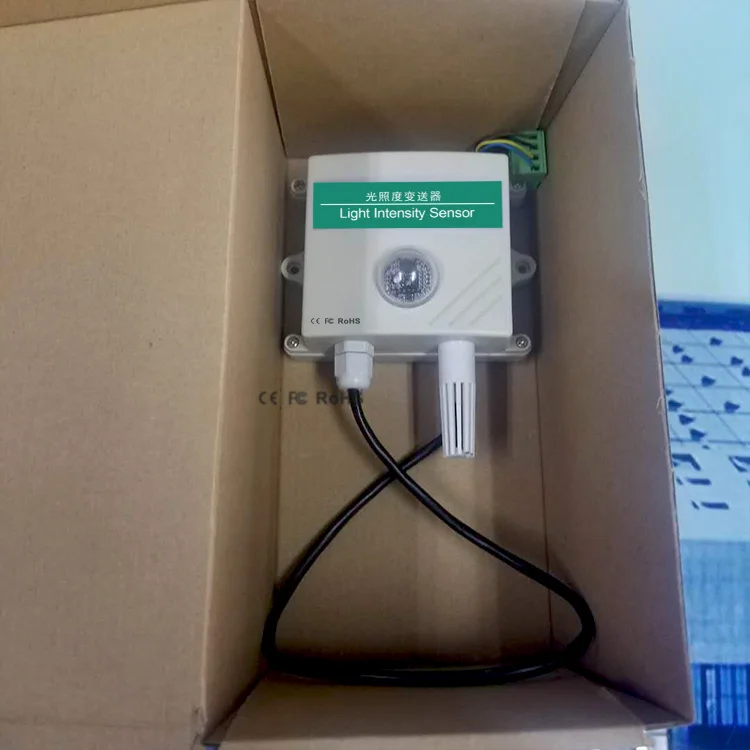 Digital lux Meter Smart Sensor Outdoor lux Light Sensor with Rs485