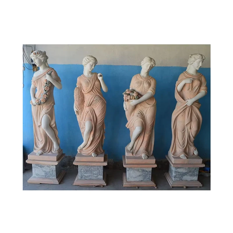 Wholesale Modern Home Decoration Marble Female Nude Figure Statue Custom Size Available Stone Granite Sandstone Natural Design