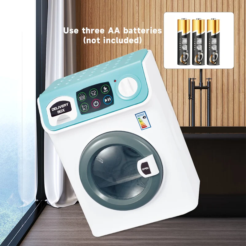 Lave-linge jouet en bois Mamabrum - Kit ménager pour