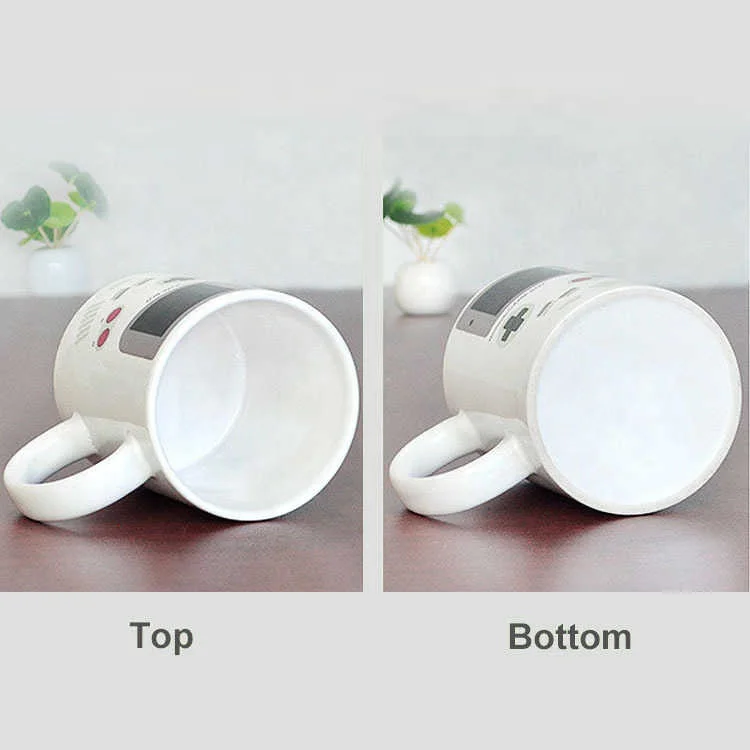 Creative Game Machine Magic Mug Temperature Color Changing Chameleon Cups Heat Sensitive Cup Coffee Tea Milk Mug for Gifts