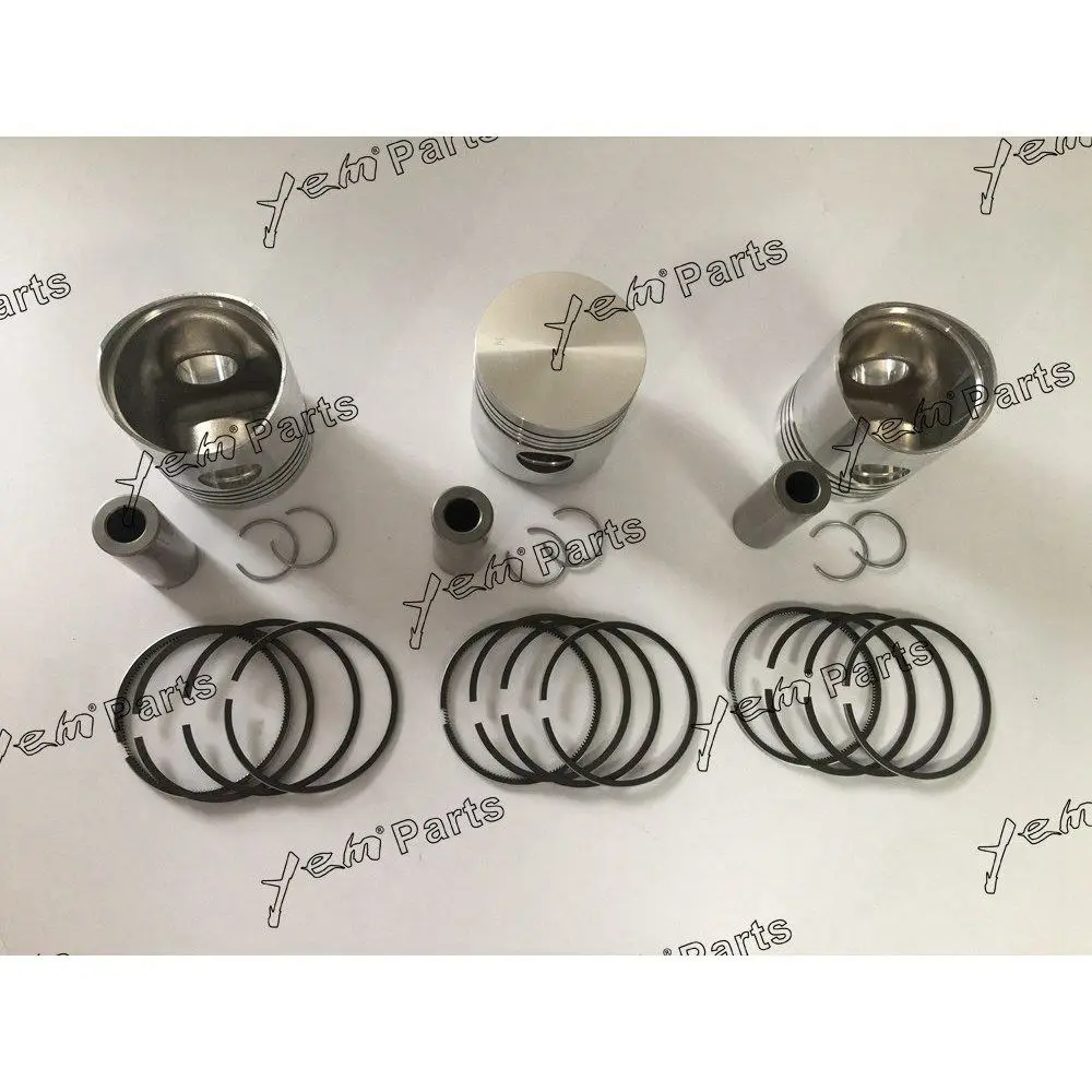 For Yanmar Diesel Engine 3T84 Cylinder Piston Kit With Piston Ring 2