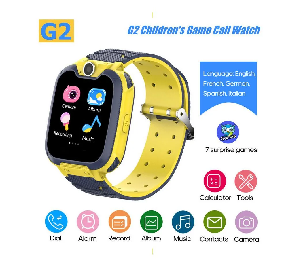 Kids Smart Watch G2 with Games SOS Phone Watch Music Smartwatch Q12 Smart Watches Children Products