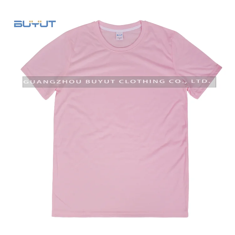 BUYUT Custom 100 Polyester Soft Touch Pastel Colours t Shirts  Big Size Men Women t Shirts for Sublimation Printing