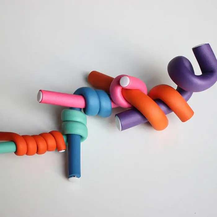 Щипцы для завивки волос Flexi rods мягкие Bendy длинные ролики пенопластовые ролики для волос