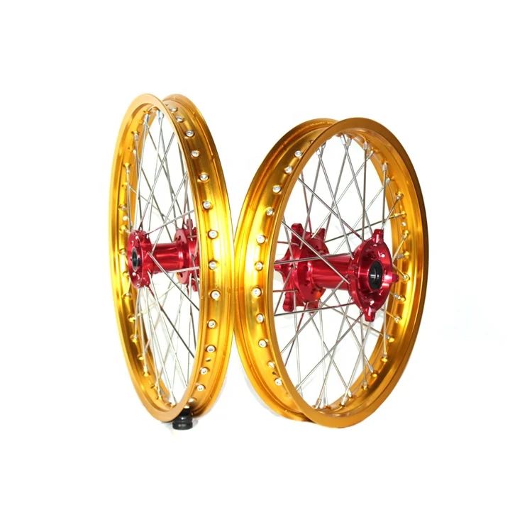 Dirt Bike Motorcycle Alloy Wheels Rims Set Fit CRF250R 2014-2023