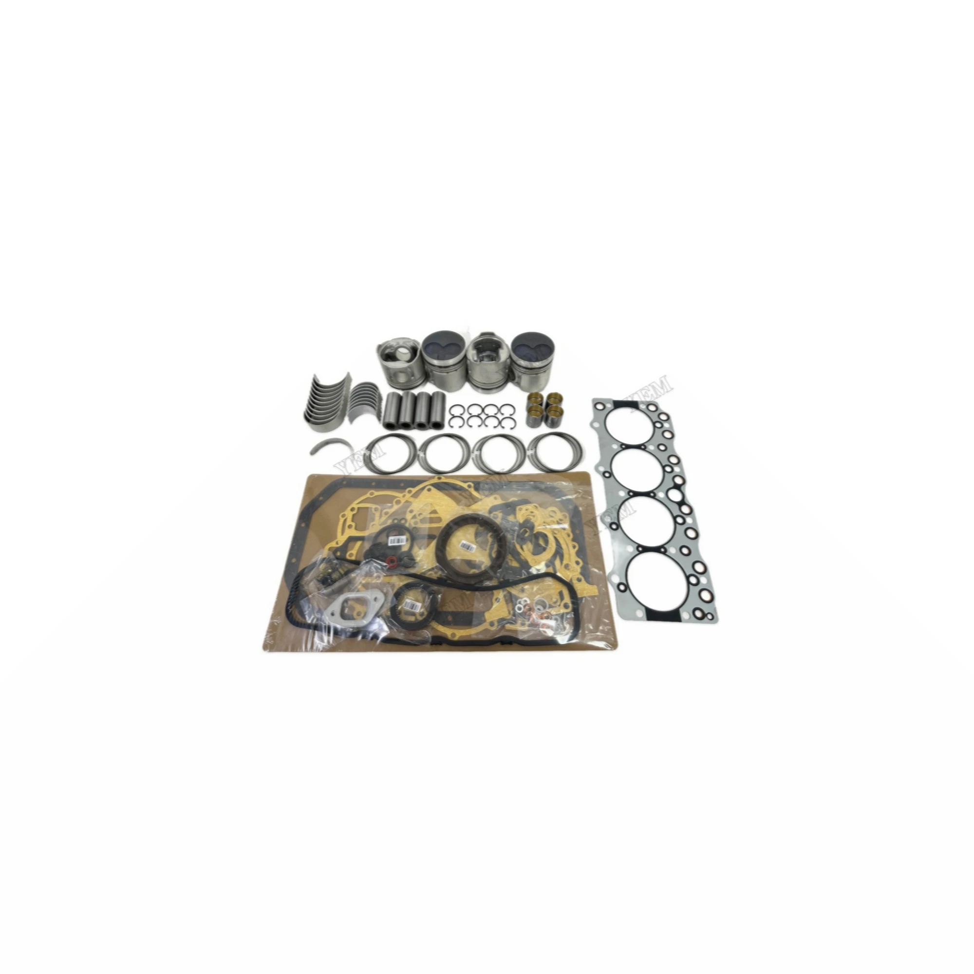 Engine Overhaul Kit With Bearings Piston Rings Cylinder Gaskets Suitable for Isuzu 4BD2 Diesel Engine Spare Parts